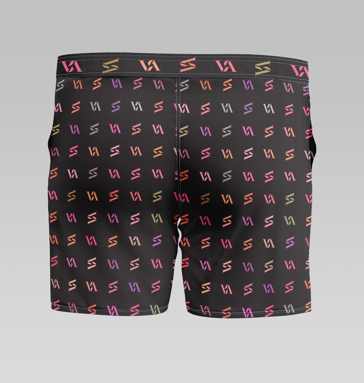 VA Pink logo swimshort