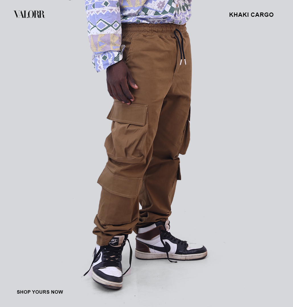 Khaki Cargo trousers