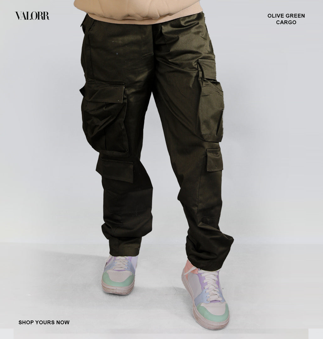 Olive Green Cargo trousers