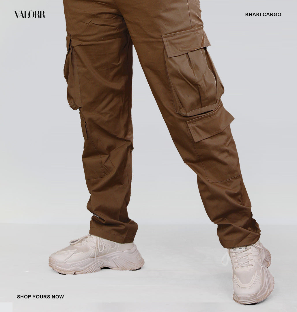 Khaki Cargo trousers