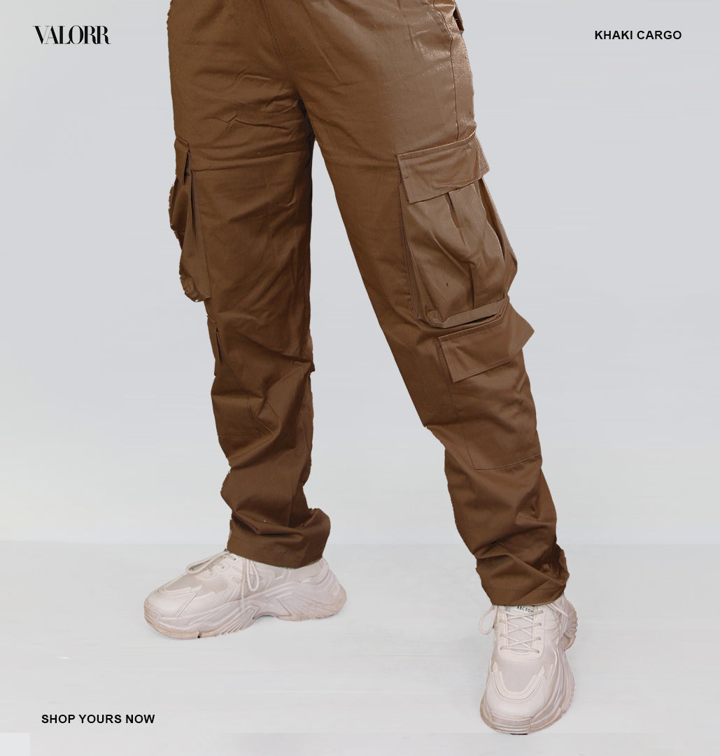 Khaki Cargo trousers