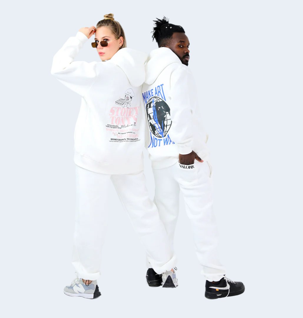 VA Fleece White sweatpants